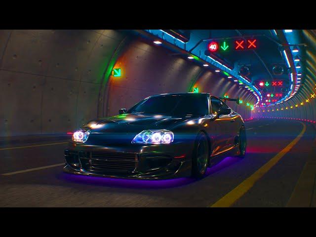 Supra Mk4 - Ambient Tunnel Drive - 4K Ultra HD 60fps