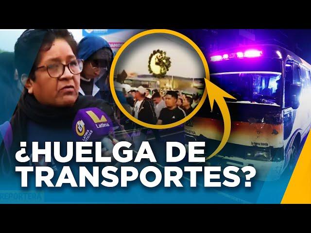 ¿Huelga de transporte? Pasajeros molestos por falta de buses tras paro de transportista