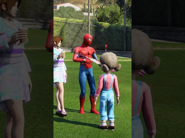WHAT HAPPENED SPIDER-MAN #gta5 #spiderman #shorts