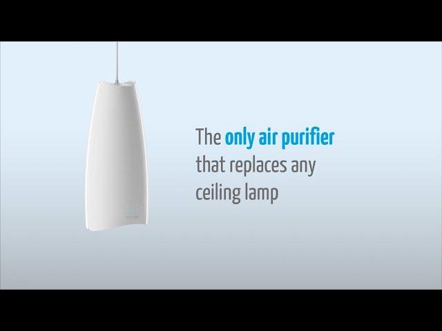 AIRFREE LAMP - The only air purifier that replaces any ceiling lamp.