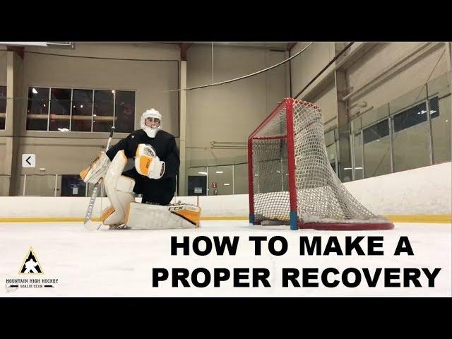 MHH Goalie Drill Tutorials: How to Make A Proper Recovery