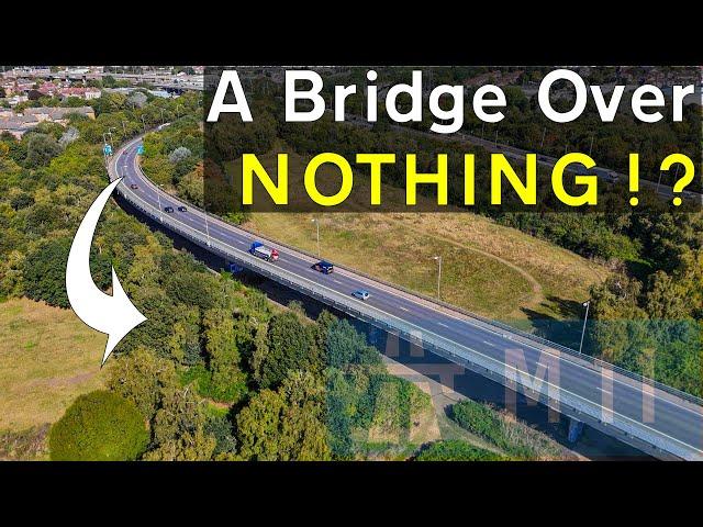 The M11 Motorway's Bridge Over Nothing... What's The Point?