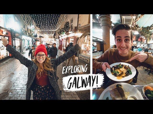 Exploring The CUTEST IRISH TOWN! + Trying Incredible Seafood (Galway, Ireland)