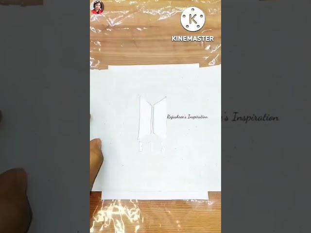 #artandcraft #diy #shorts #viral #rajashree #tricks #art #bts #brushprint #kids