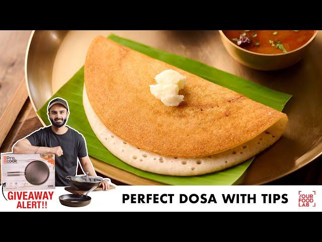 Perfect Dosa Recipe | Dosa Tawa Seasoning Tips, Dosa Atta | घर पर बनाइये परफेक्ट दोसा | Sanjyot Keer