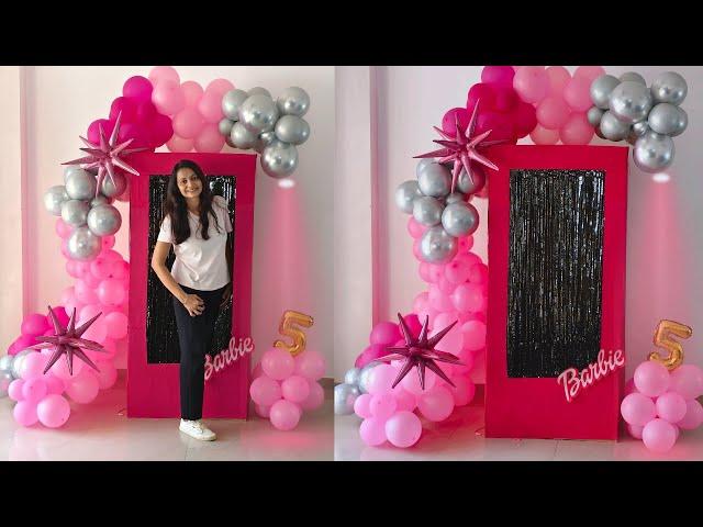 Barbie Theme Balloon Decoration for Girls , BARBIE BIRTHDAY, BALLOON DECORATION IDEAS