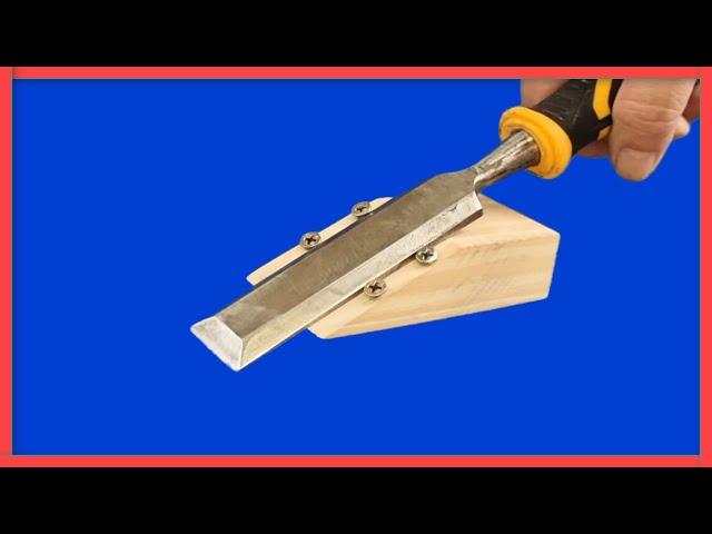 Don't throw away your old chisel, how to sharpen it in 5 minutes that anyone can do