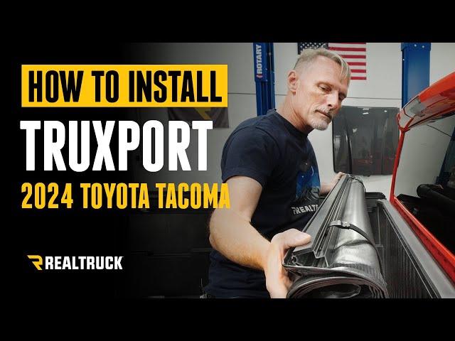 How to Install Truxedo TruXport Soft Roll Up Tonneau Cover on a 2024 Toyota Tacoma