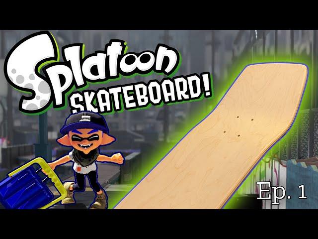 Making a Custom Splatoon Skateboard Deck for AGDQ - Part 1: Shaping the Deck