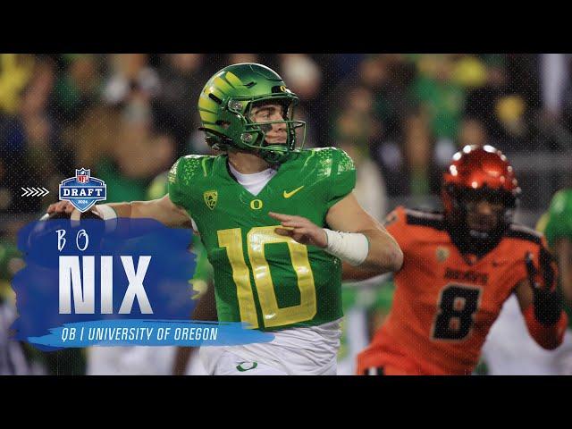 Bo Nix Highlight Reel | 2024 NFL Draft