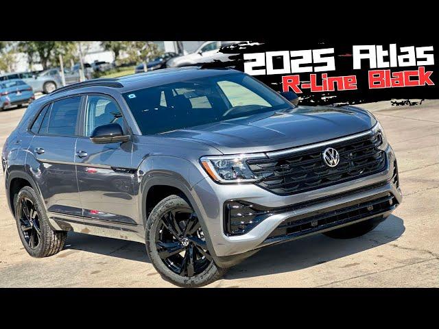 2025 VW Atlas Cross Sport SEL R-Line Black Debuts With A New Stealthy Look!