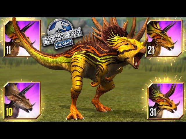 DRACOCERATOPS MAXED!!! | Jurassic World - The Game - Ep495 HD