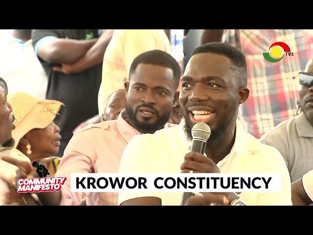 Community Manifesto at the Krowor constituency with Naa Ashokor