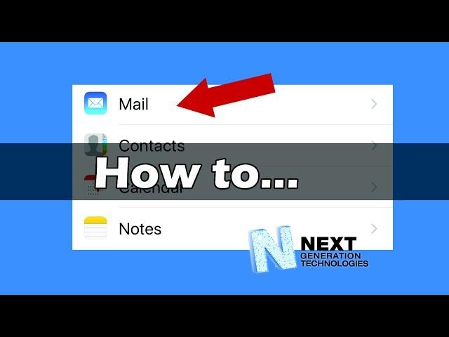How to add an email account to your iPhone