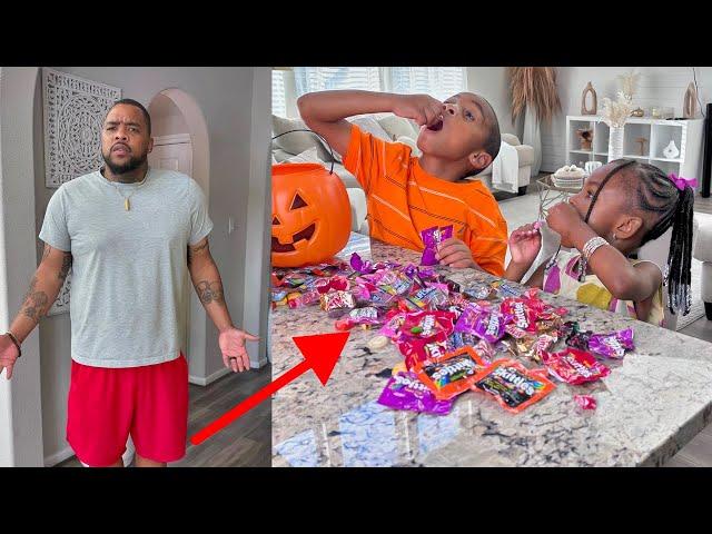 SIBLINGS ATE TOO MUCH CANDY, THEY INSTANTLY REGRETTED IT.