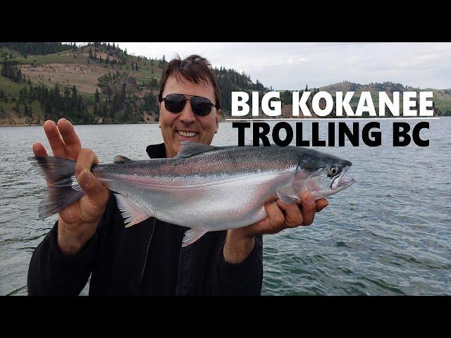 How to Catch Big Kokanee Fishing Kalamalka Lake