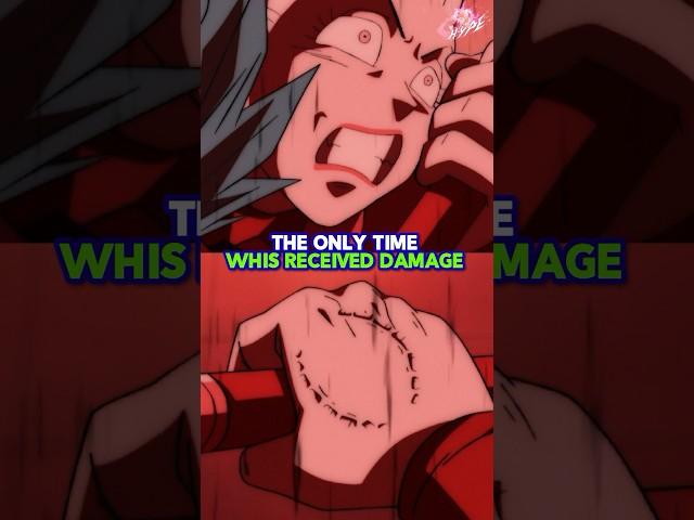 The only time Whis took Damage?!