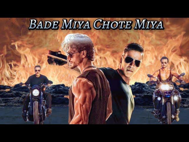 BADE MIYA CHOTE MIYA EDIT | TIGER SHROFF & AKSHAY KUMAR ATTITUDE STATUS |