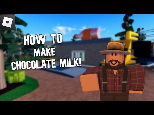 How To Make Chocolate Milk! (Farming and Friends)