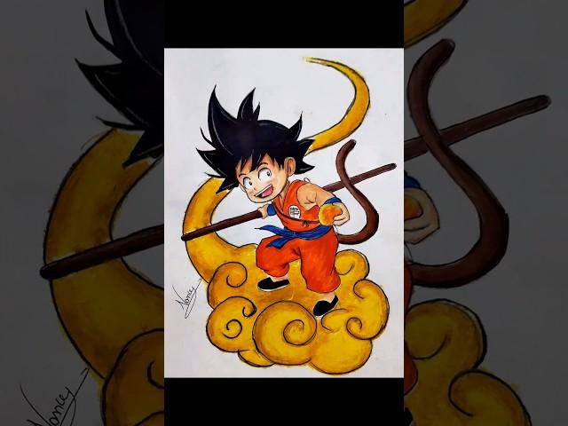 Son Goku drawing #goku #dragonball #anime #dragonballz #artandcraft  #shortsvideo #shorts#shortvideo