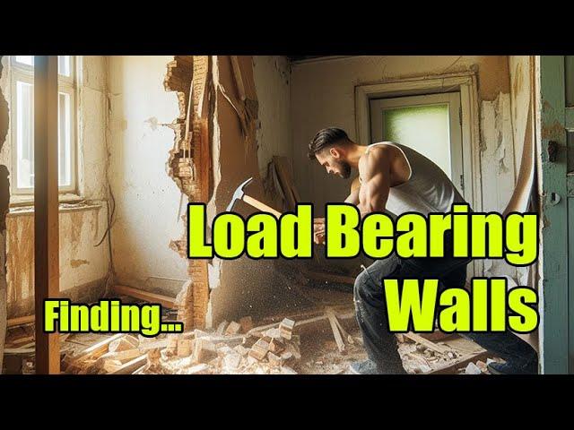 What are load-bearing walls and how to potentially tell which walls are.