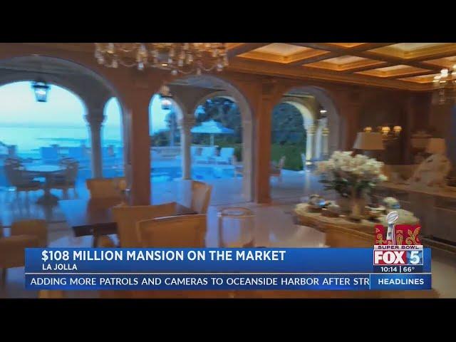 La Jolla mansion on sale for $108M looks to shatter San Diego County record