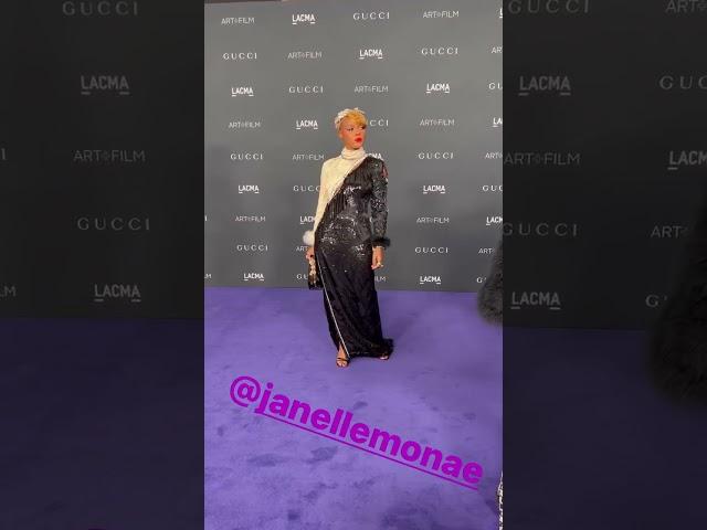 Janelle Monae at the 11th Annual LACMA Art + Film Gala. #janellemonae