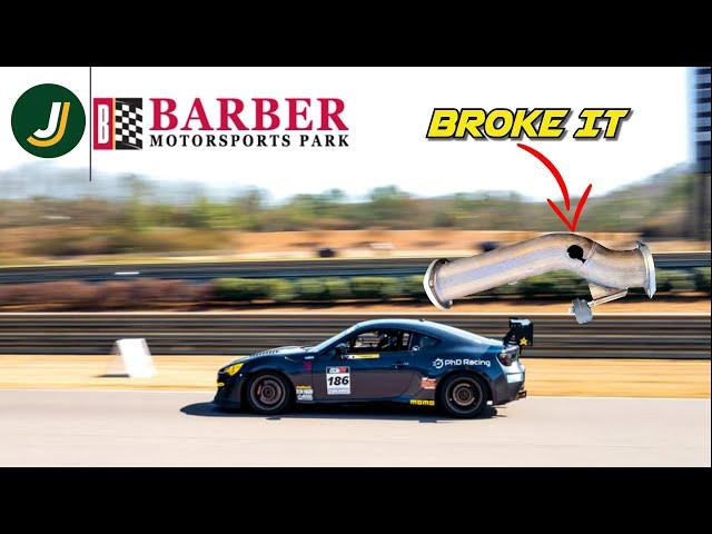 First time at Barber Motorsports Park in my K FRS so i broke it