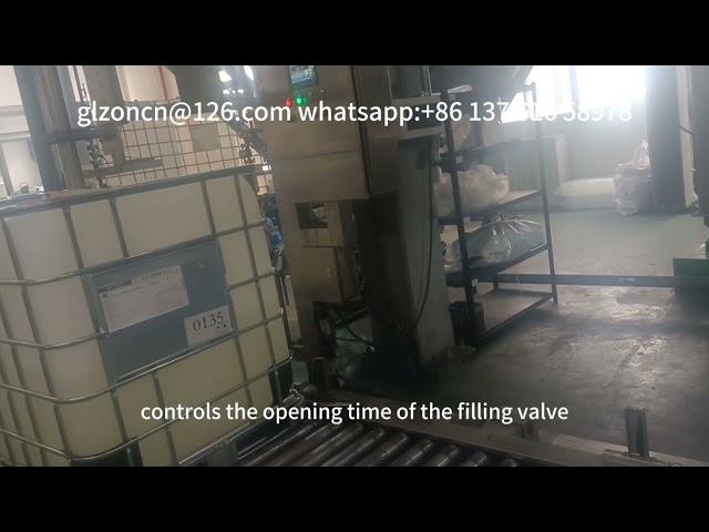 #IBC/#Drum #fillingmachine with #automatic #moving#0-1000L #liquidfillingmachine Manufacturer