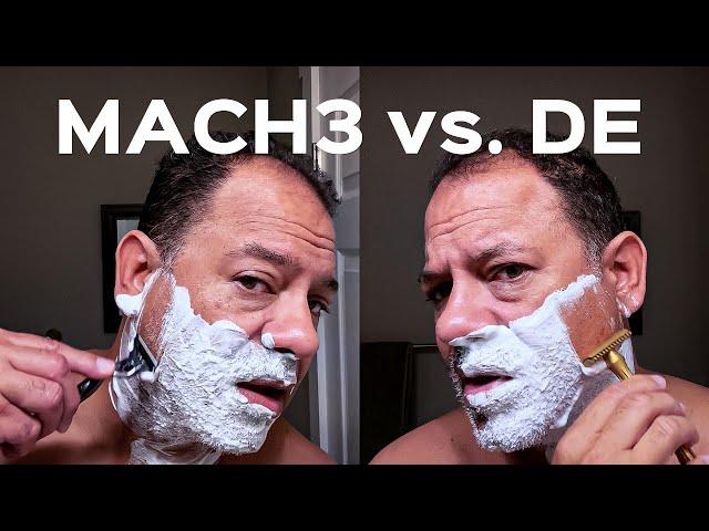 Gillette Mach3 vs. Blackland Razors Blackbird Premium DE Safety Razor —  average guy tested