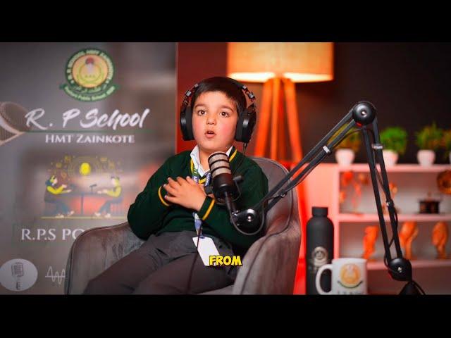 R.P. School HMT Zainakote PODCAST EP8 #podcast #earth #saveplanet #planet #kidsjoyjourney