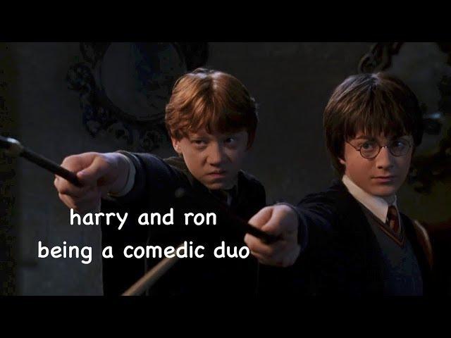 harry and ron being a comedic duo