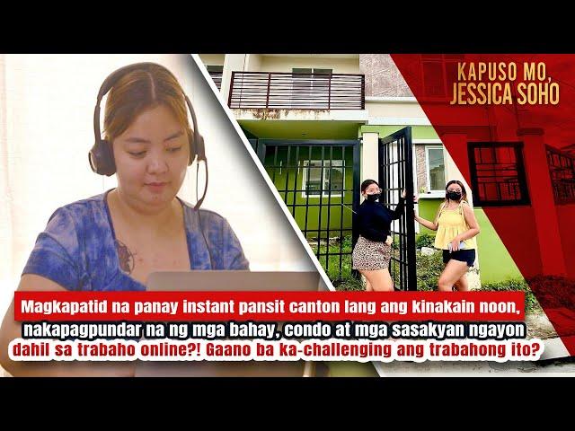 Magkapatid, nakapagpundar ng ari-arian matapos magsikap bilang VA?! | Kapuso Mo, Jessica Soho