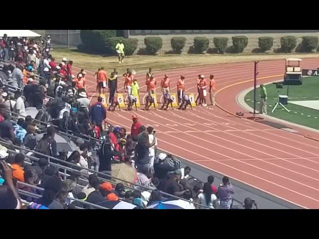 2017 AAU Junior Olympics 100M Final 11G New Era's London Tucker