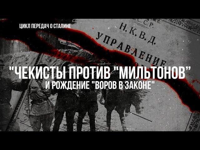 "Чекисты против "мильтонов" и рождение "воров в законе" | Фёдор Раззаков