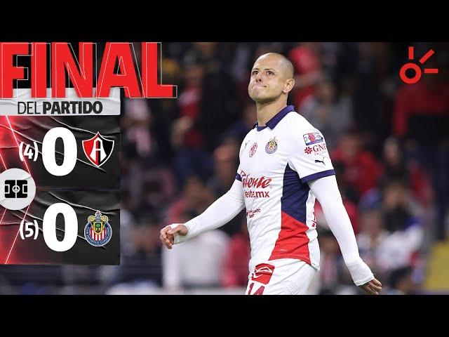 Atlas [4-5] Chivas: Así fue la tanda de penales en la Copa Pacífica 2024