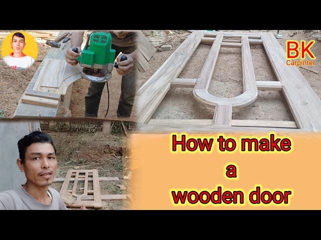 Making a Solid Teak Wood Door ||How to make a panel door ||Lakadi ke darwaja kaise banate hain