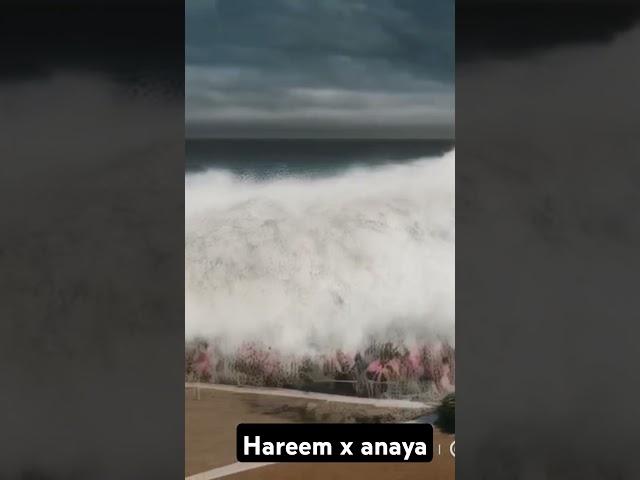 scary tsunami attack #water #flood scene #tsunami #waves #sea #shore#destruction #shorts #viralshort
