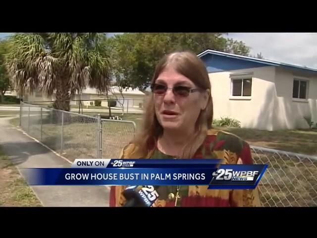 Grow house busted in Palm Springs