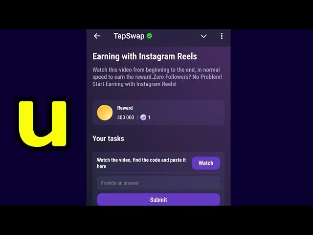 Earning with Instagram Reels | Tapswap Code| Zero Followers? No Problem! tart Earning with Instagram