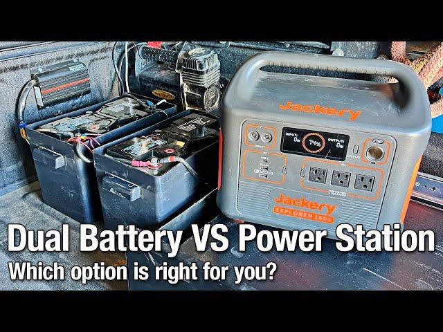 Dual Battery vs Power Station - which options is best for your overlanding/car camping needs?