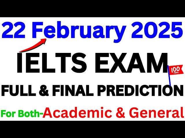 22 FEBRUARY 2025 IELTS EXAM PREDICTION | IELTS | IDP & BC