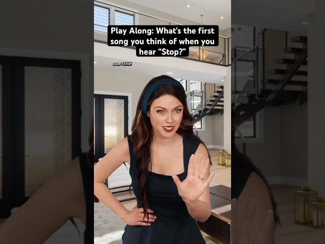 Play Along: What's the first song you think of when you hear “Stop?” #nostalgia #millennials