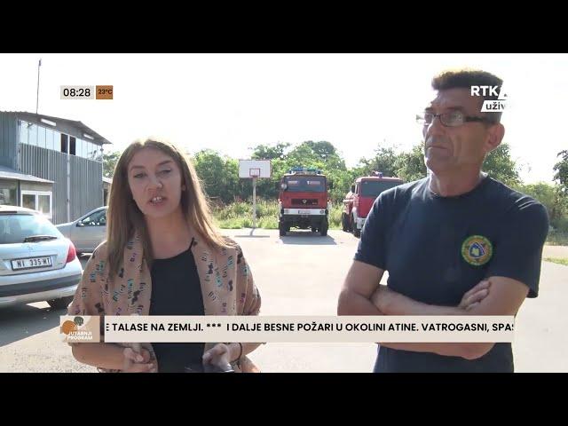 Jutarnji program - Miodrag Tomić, vatrogasna služba 19.07.2023