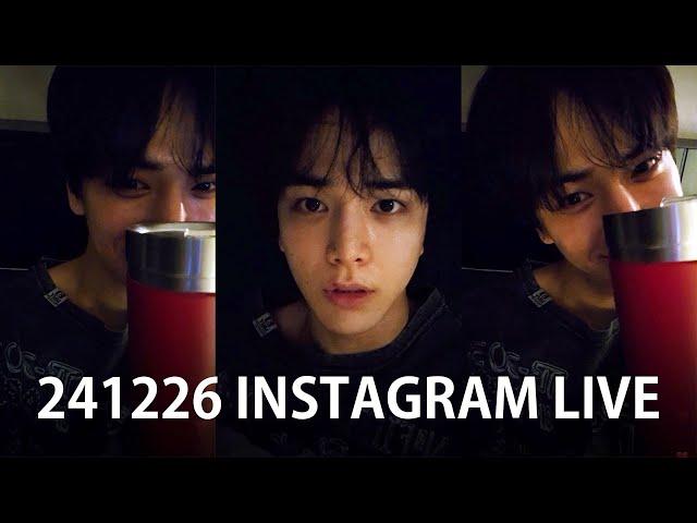 241226 THE BOYZ Younghoon Instagram Live