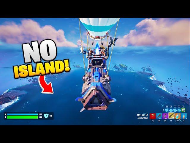 The Fortnite Island GLITCHED!