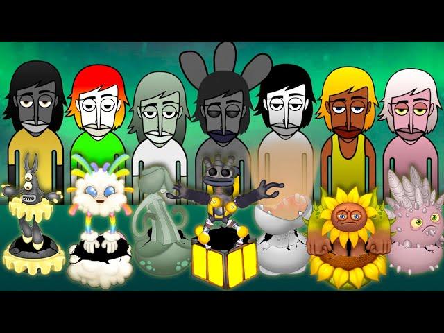 MonsterBox LIGHT ISLAND ALL EGGS + EPIC WUBBOX | My Singing Monsters in Incredibox