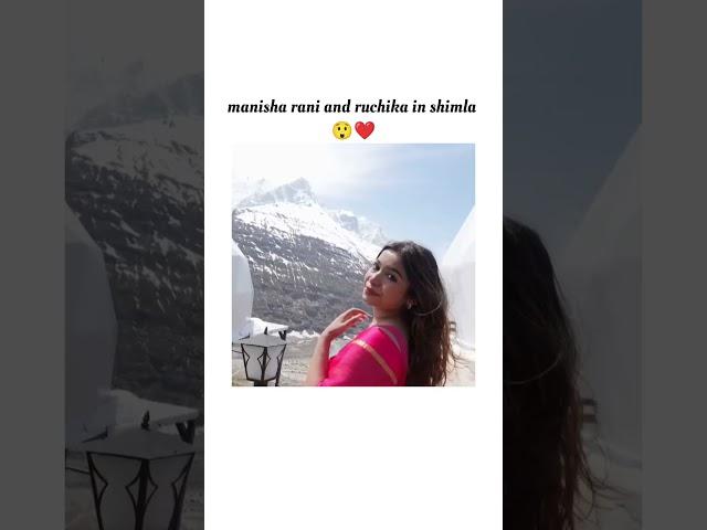 manisha rani and ruchika in shimla ️ @triggeredinsaan #liveinsaan #shorts
