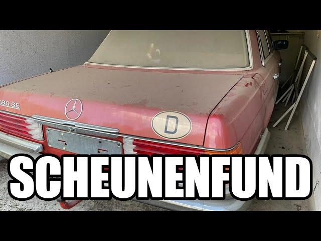 Scheunenfund Mercedes S-Klasse W116 seit 91 stillgelegt