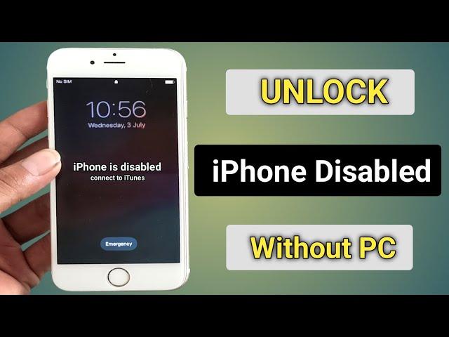 iphone is disabled connect to itunes fixed without computer || 2024